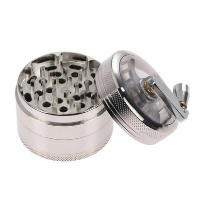 4 Layers Herb Grinder With Handle